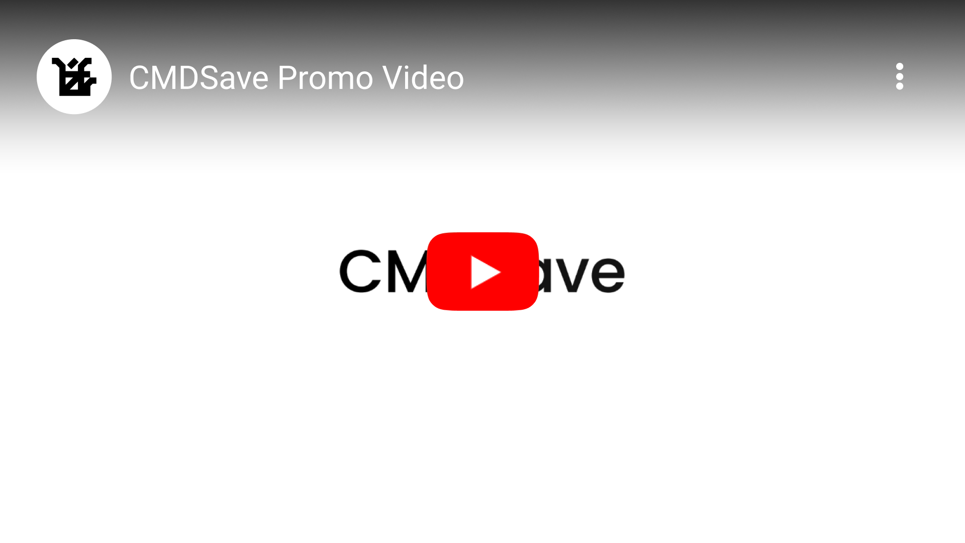 CMDSave Promo Video