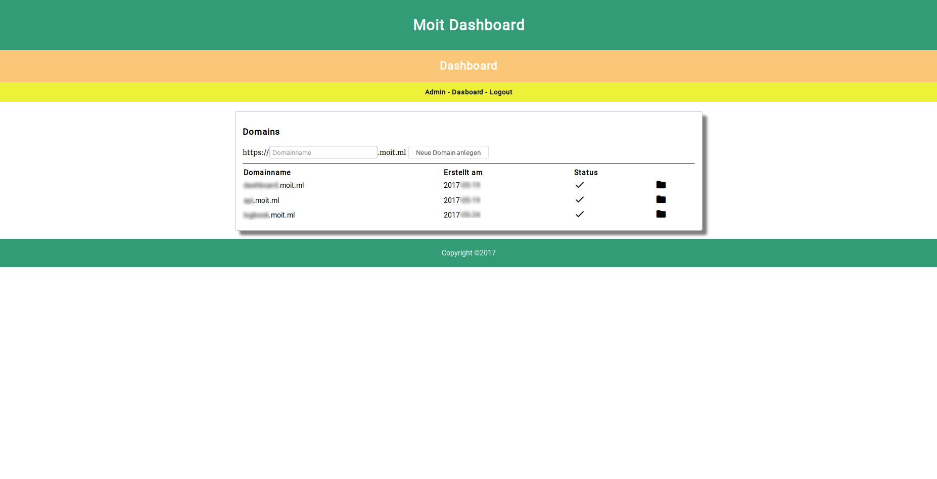 domains overview