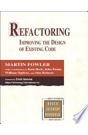 Book cover of Refactoring