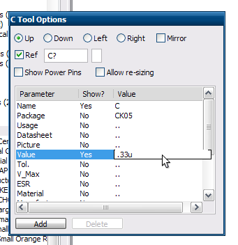 correct properties