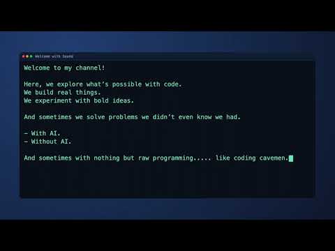 Watch Terminal Typer in use