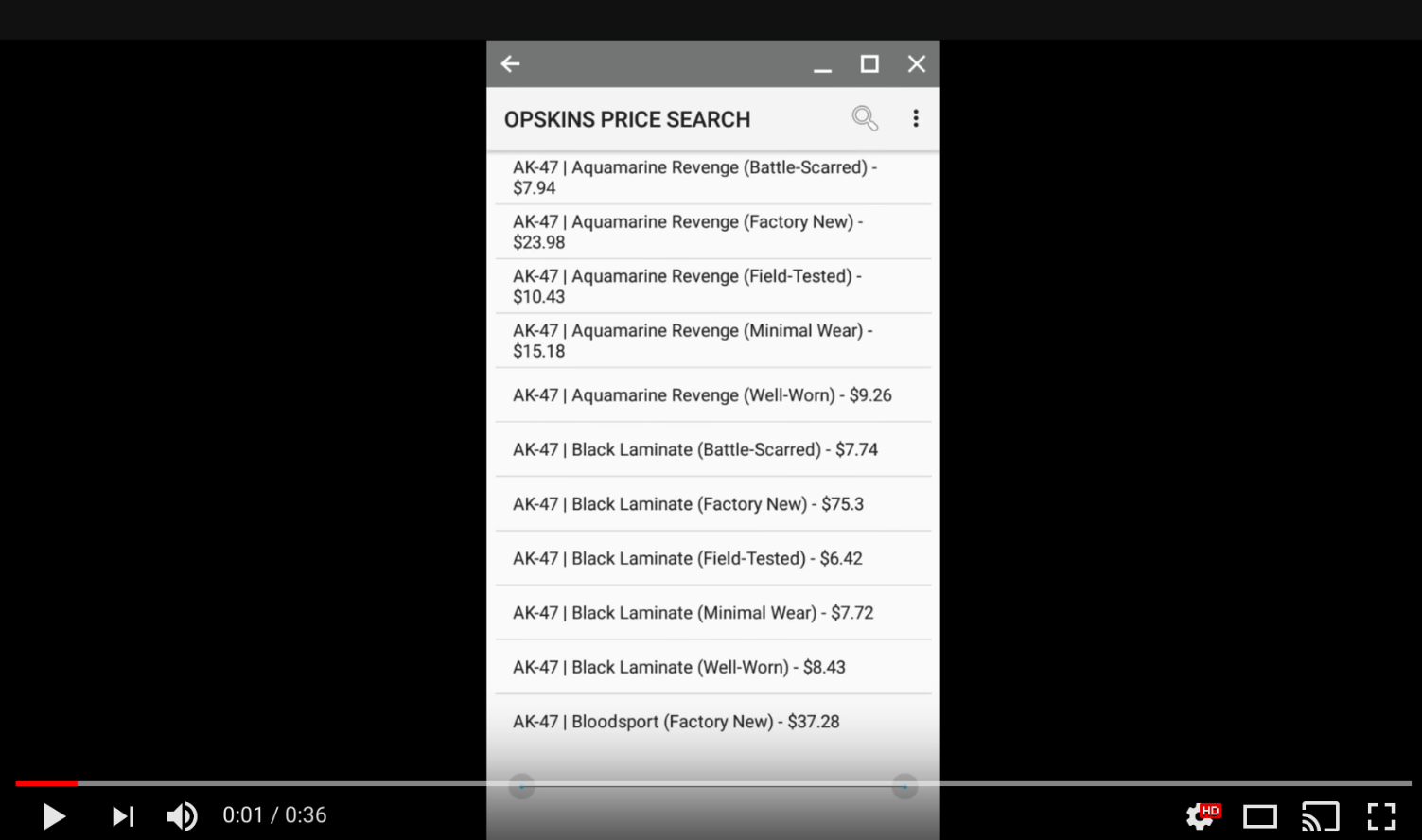 youtube video