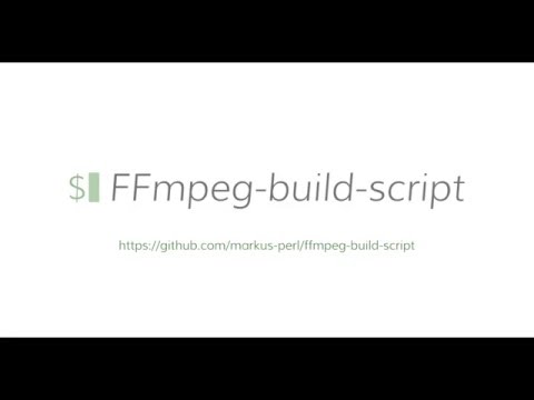 How-To build FFmpeg on MacOS
