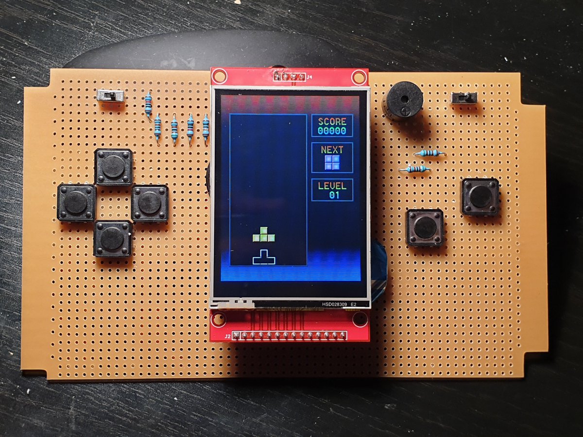 Tetris on Wemos D1 Mini