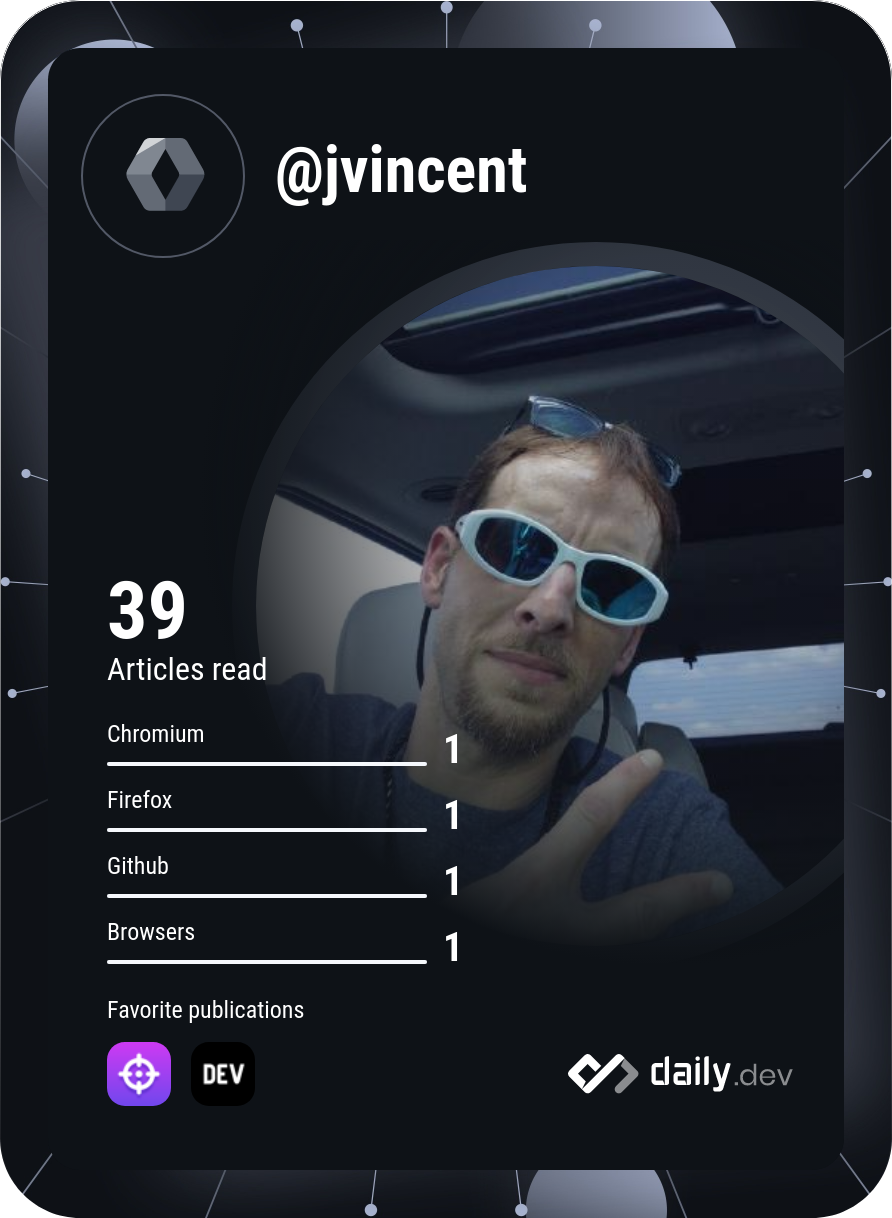 Jeremy Vincent's Dev Card