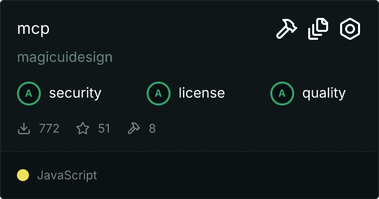 Magic UI Server MCP server