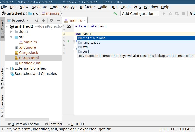 Code completion not working for external crates? · Issue #2793 ...