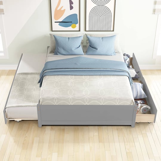 homsof-full-bed-with-trundle-and-2-drawers-wood-full-size-platform-be-1