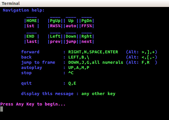 Example of ASCII-visualizer in package with participant tools