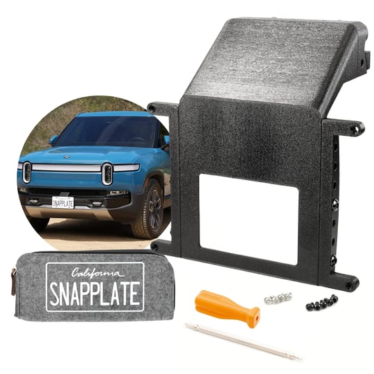 snapplate-no-drill-front-license-plate-holder-for-2022-2024-rivian-r1t-r1s-with-gen2-height-adjustme-1