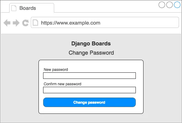 Figure 6: Change password