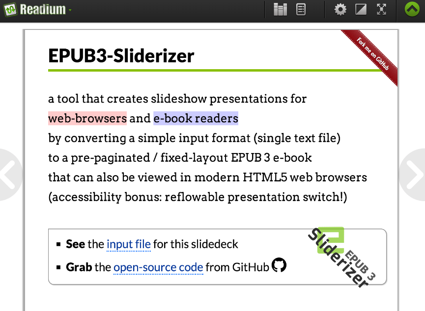 Readium Chrome Extension