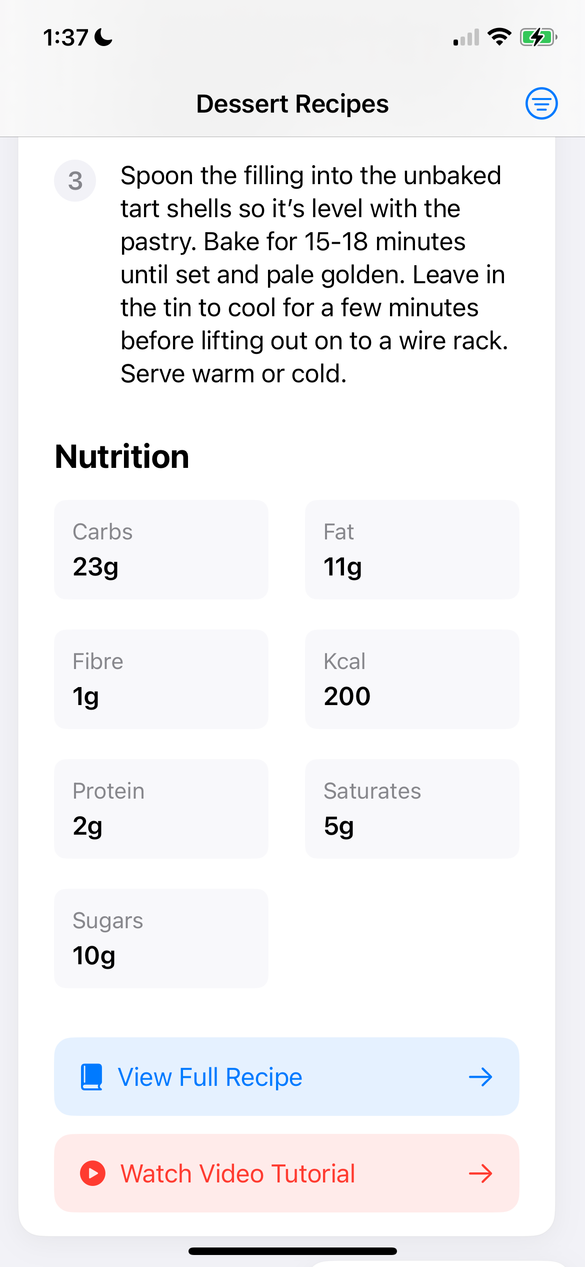 Recipe App Screenshot