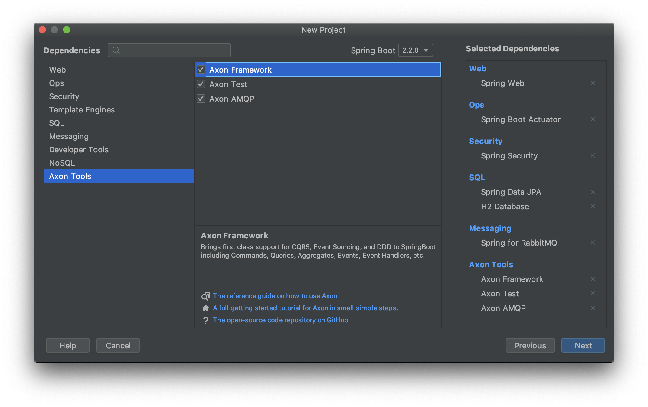 Choosing our preferred dependencies in IntelliJ IDEA