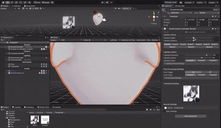GitHub - Yan-K/VRCAvatarSceneTemplate: Made VRChat Avatar creation and ...