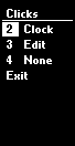 Clicks Menu
