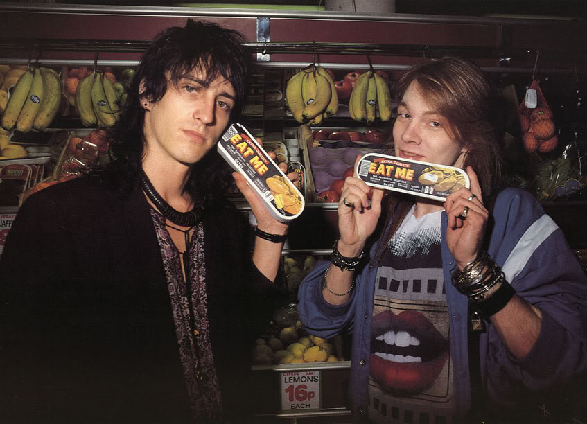 Izzy Stradlin' and Axl Rose