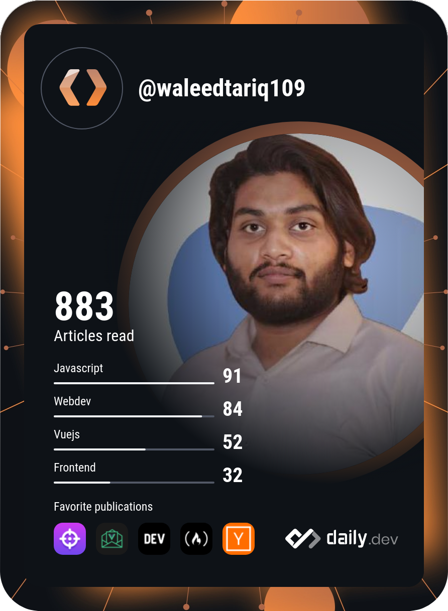 Waleed Dev Card