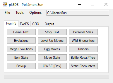 RomFS Editing Tools