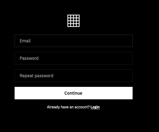 Register account