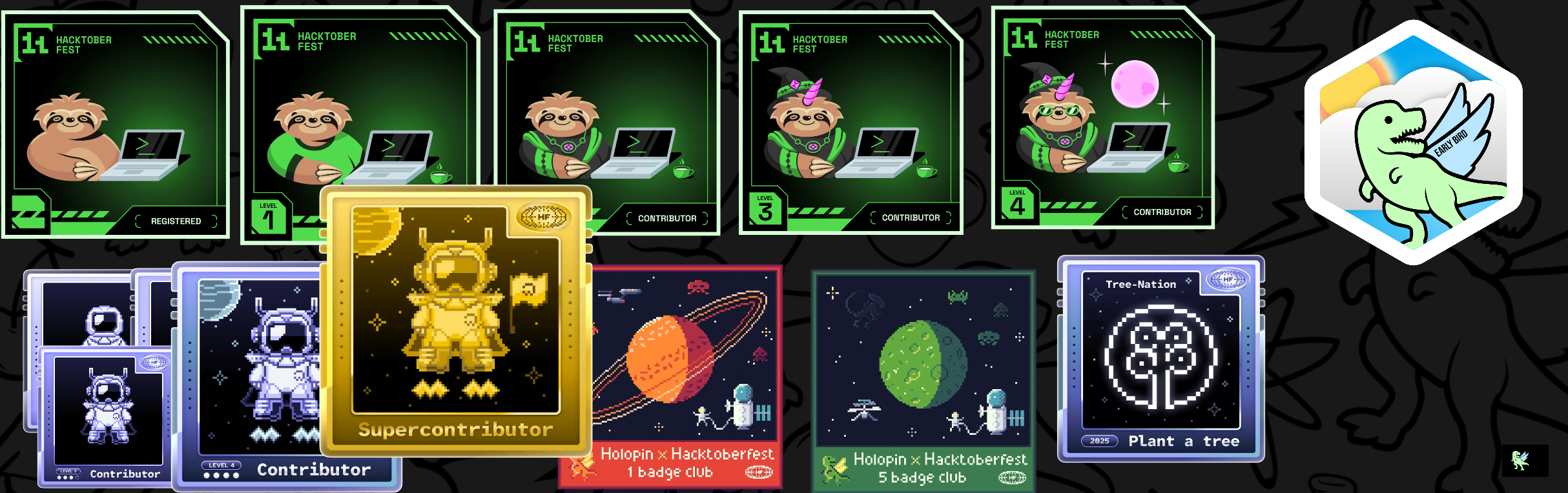 An image of @karine91's Holopin badges, which is a link to view their full Holopin profile