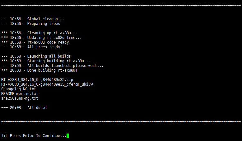 AMCFWM Build Process