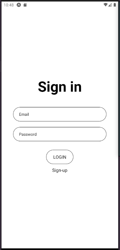 Login Screen