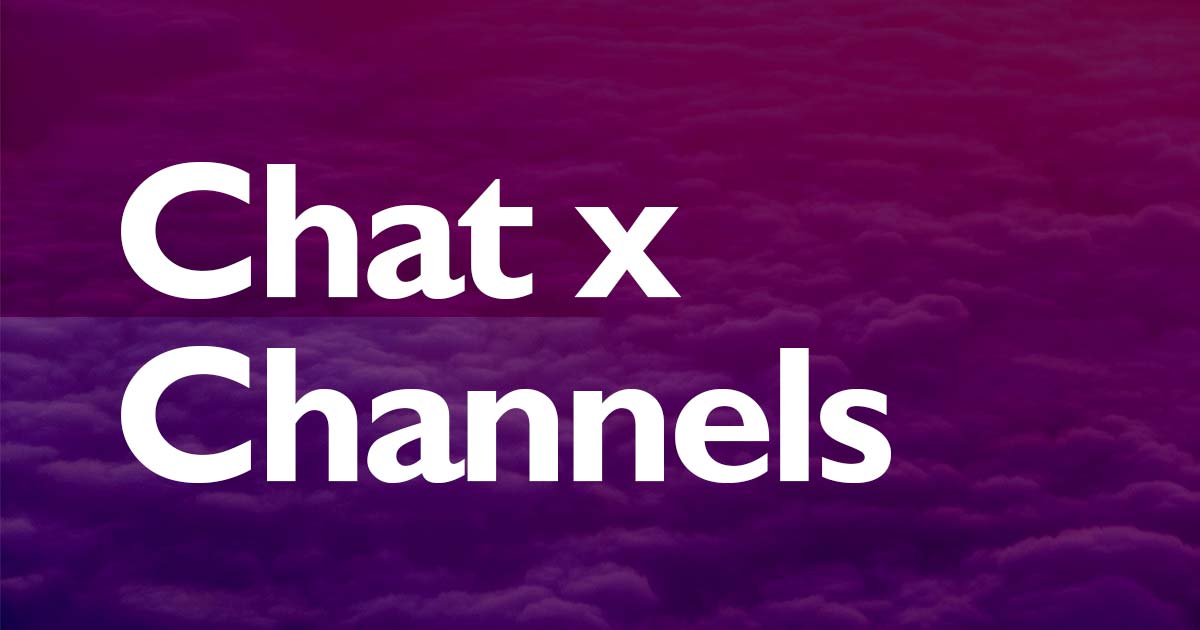 Chat x Channels Logo