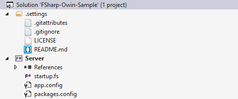 F# Owin Sample Project