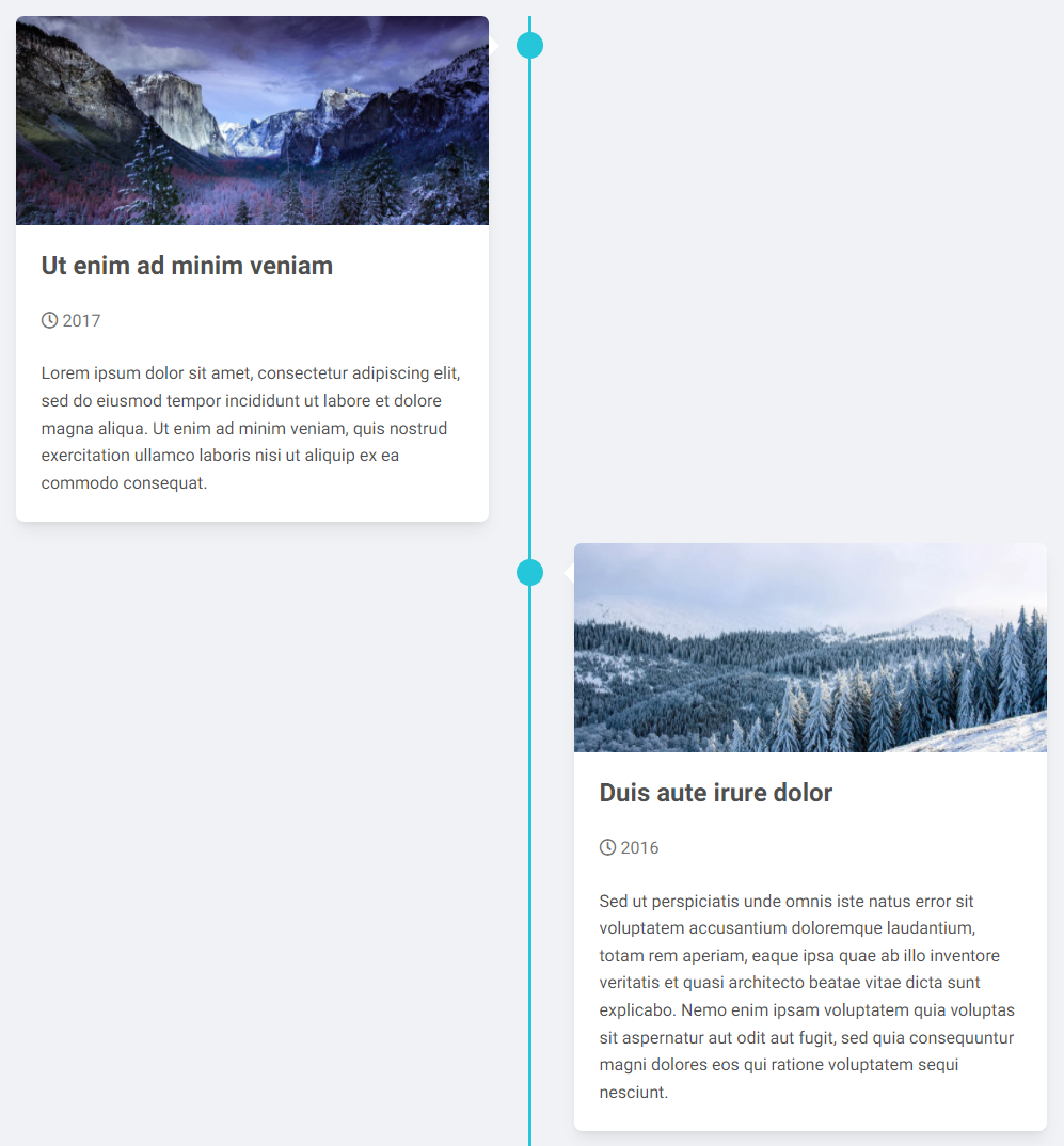 Bootstrap 5 Timeline