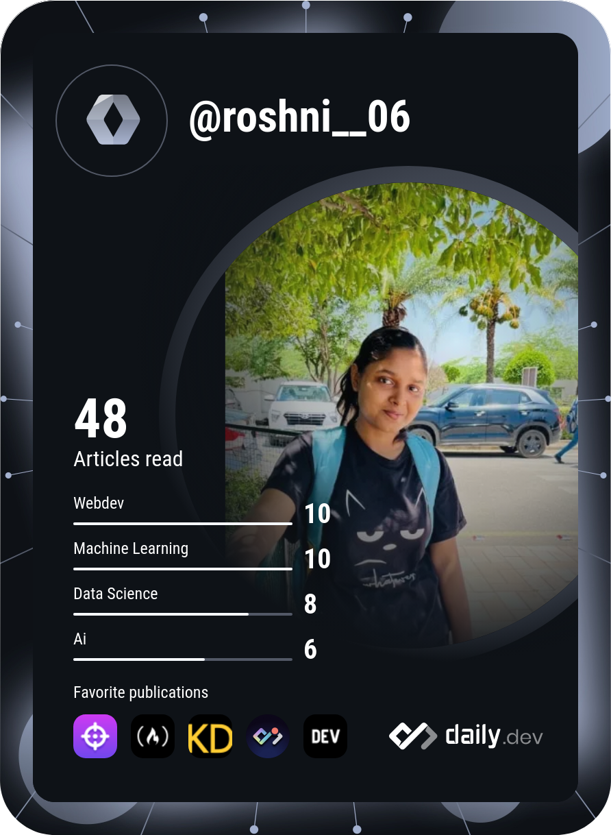 Roshni Kumari's Dev Card