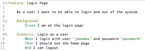 Gherkin Example