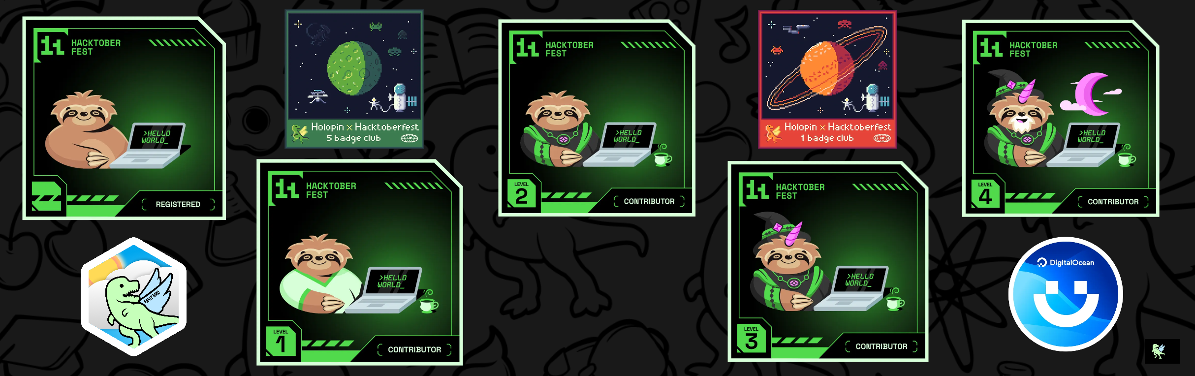 An image of @adityagahukar's Holopin badges, which is a link to view their full Holopin profile