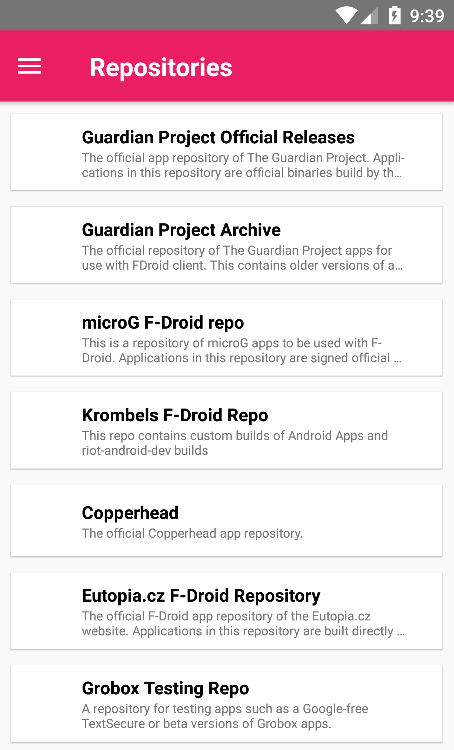 6th step: Repositories managment