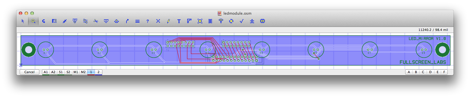 LEDmodule design (Osmond PCB)