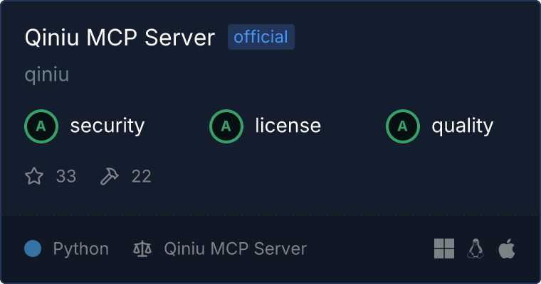 Qiniu Server MCP server
