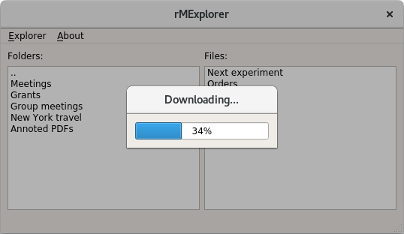 rMExplorer downloading