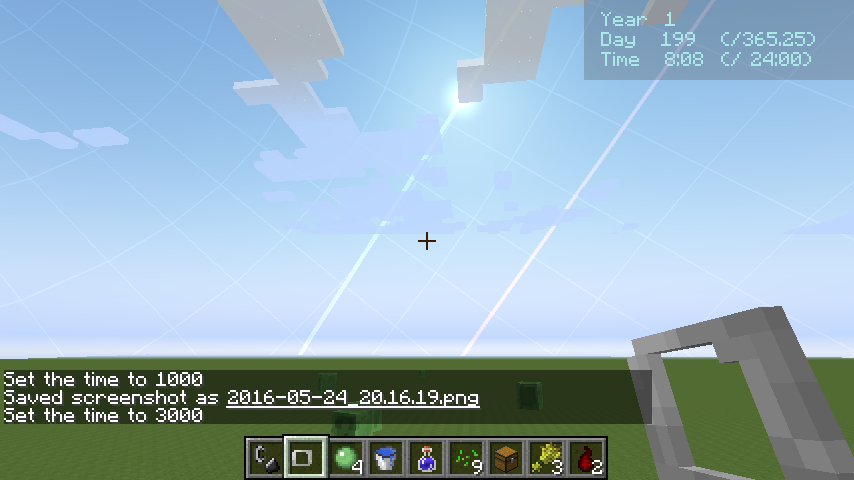 Sun with grid elements