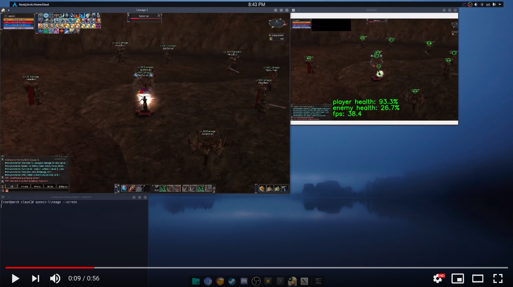 Lineage II bot using OpenCV