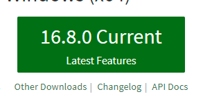 Node.js download button