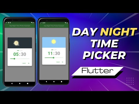 Day night time picker Example