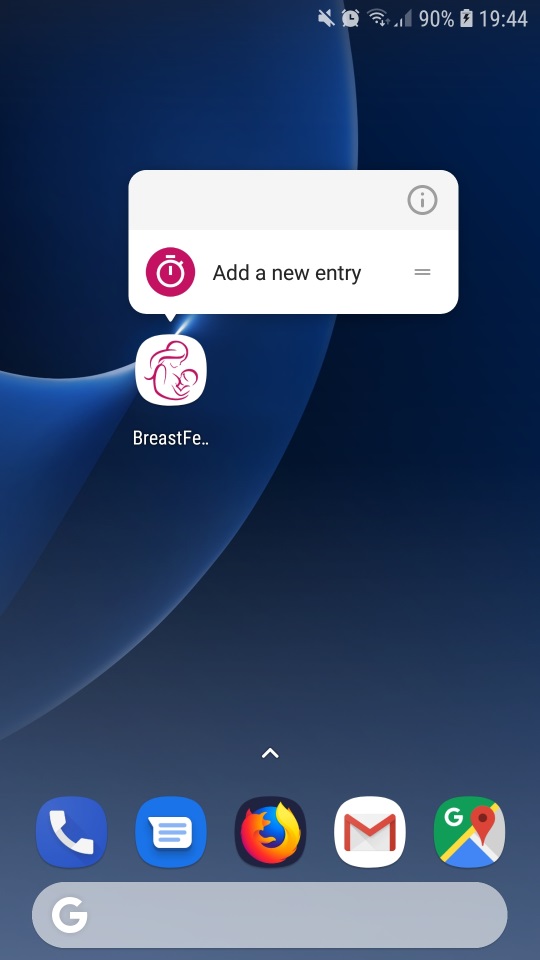 App shortcut supported