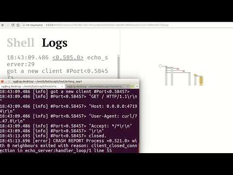 Batiscaph: visualizing logs and processes