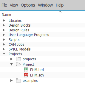 project folder