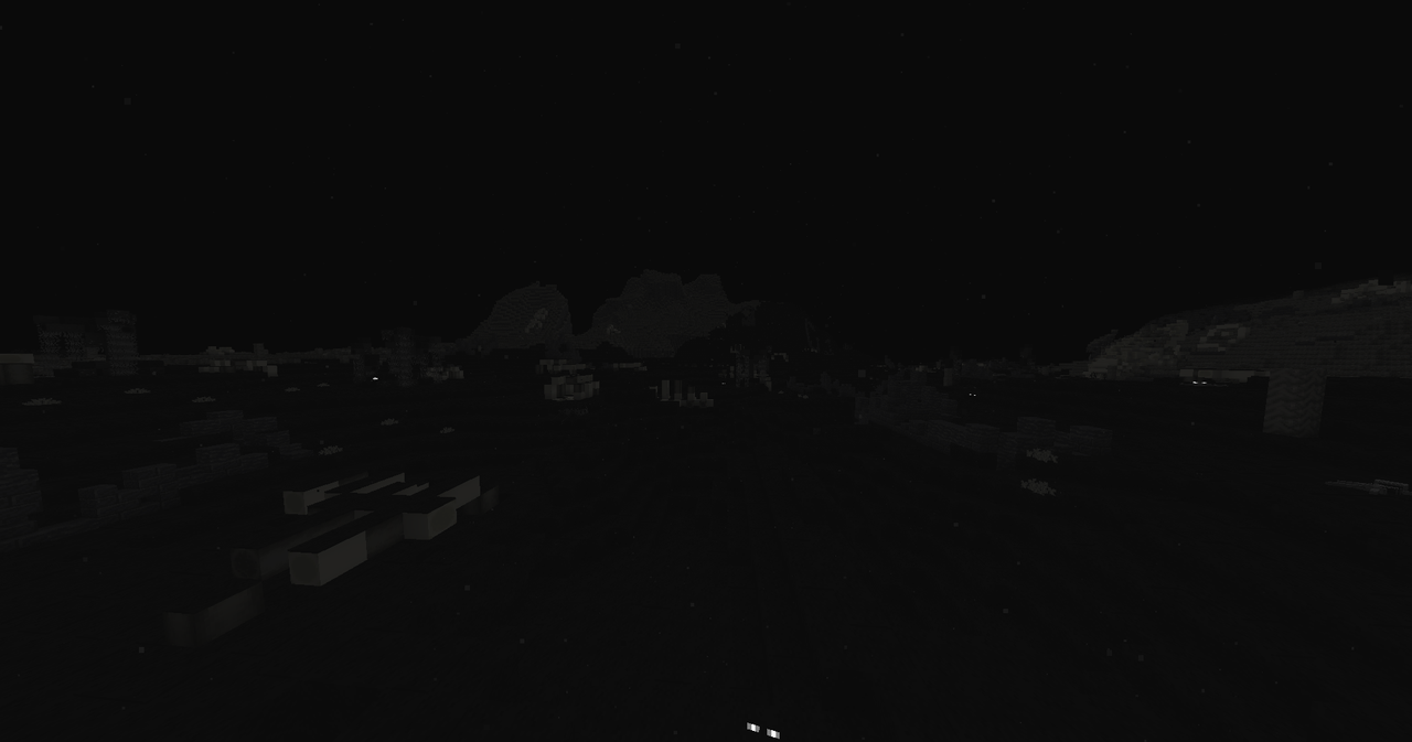 A barren plain of Void Ash with ancient ruins