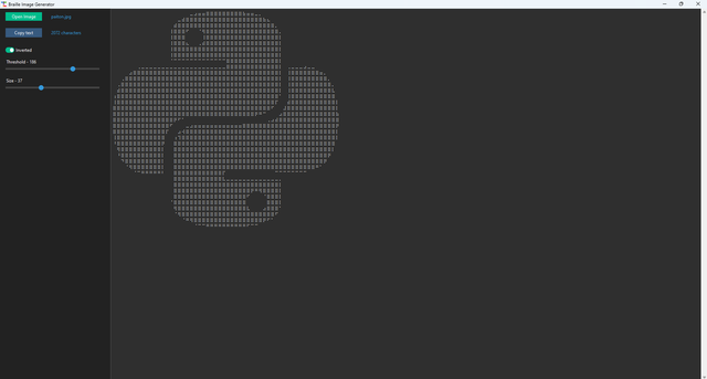 GitHub - Mews/braille-images: A python app that converts images to text ...