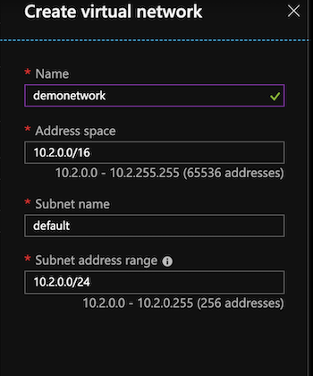 Adding VNET 1