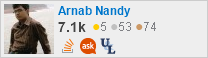 profile for Arnab Nandy on Stack Exchange, a network of free, community-driven Q&A sites
