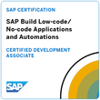 SAP Certified Citizen Developer Associate - SAP Build Low-code/No-code Applications and Automations