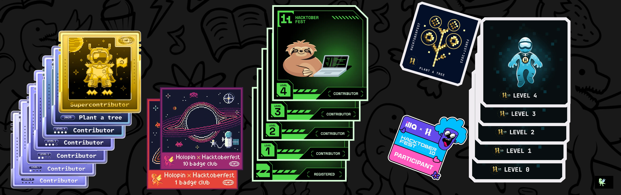 An image of @ritwickrajmakhal's Holopin badges, which is a link to view their full Holopin profile